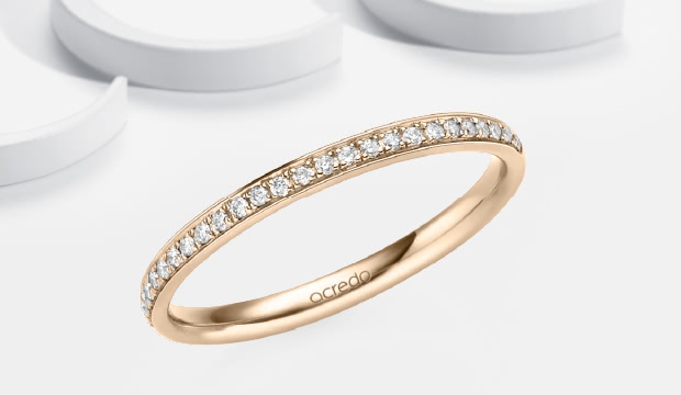 Anneaux de mémoire ou anneaux Eternity | acredo