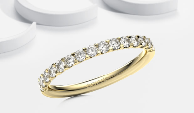 Bagues Mémoire exclusives jusqu'à 0,25 ct par pierre